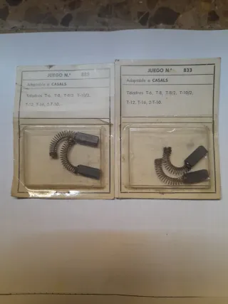 Juego Escobillas Casals 833