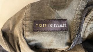 Pantaloni Trussardi Uomo Cotone Grigio