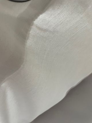 Cortina  blanca con ojales