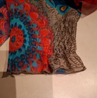 Camisa Desigual Talla 40 Multicolor