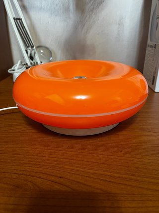 Lampada LED Arancione Design Donut stile vintage