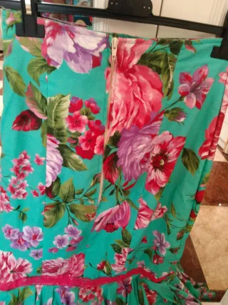 Falda flamenca floral