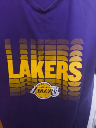Camiseta New Era Lakers Morada