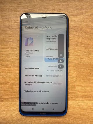 Xiaomi Redmi Note Azul 64gb
