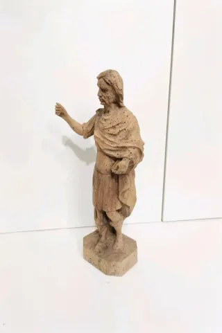Antica Statua San Paolo Legno
