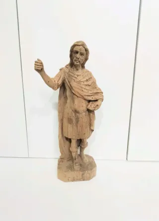 Antica Statua San Paolo Legno