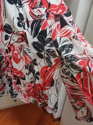 Gonna 100% lino fantasia