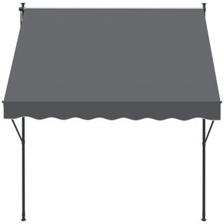Toldo Retráctil Manual Gris 200x175cm