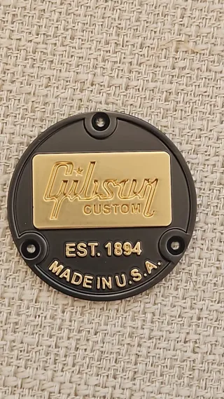 Gibson Custom Shop Est. 1894 USA Placa Metálica