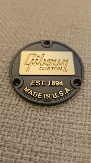 Gibson Custom Shop Est. 1894 USA Placa Metálica