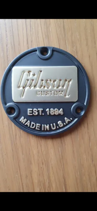 Gibson Custom Shop Est. 1894 USA Placa Metálica