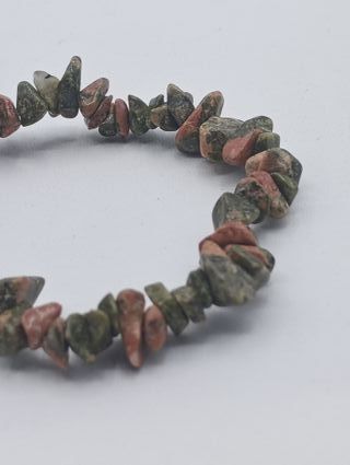 Pulseras de unakita y sodolita