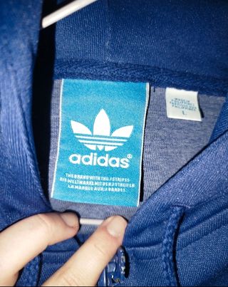 Sudadera Adidas Unisex Azul