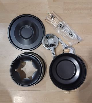 Set Fondue Azul 6 Personas