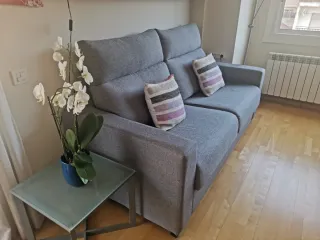 Sofá modular gris 2/3 plazas