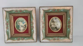 Pareja de cuadros decorativos