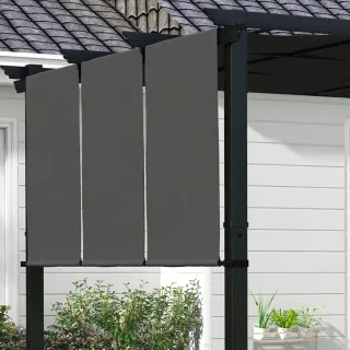 Cenador Exterior 3x3m Techo Deslizante