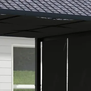 Cenador Exterior 3x3m Techo Deslizante