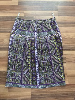 Falda Futura Talla 46 Estampada