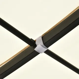Cenador Jardín 3x3m con Toldo Beige