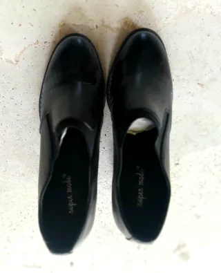 Zapatos negros tacón talla 39