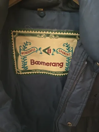 Abrigo Boomerang Azul Marino