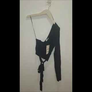 Zara Camiseta Negra Talla S/36/8
