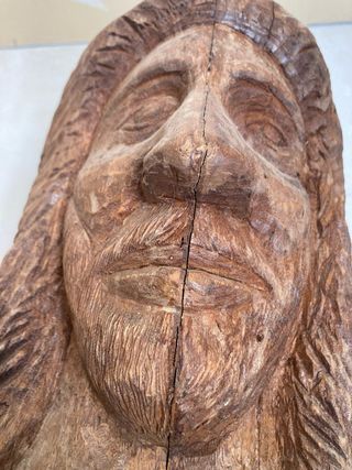 Escultura de madera única