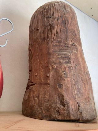 Escultura de madera única