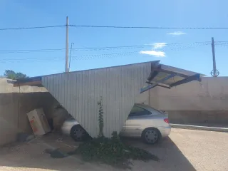 Marquesina para 2 coches