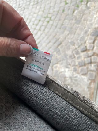 Tappeto moderno grigio e bianco 200x140