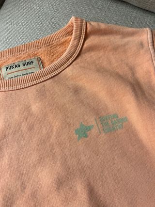 Sudadera Pukas Surf Naranja Pastel