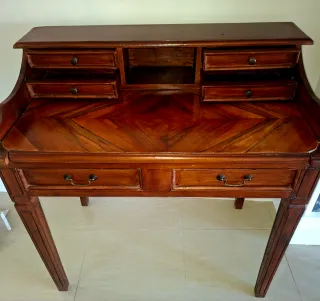 Escritorio Secreter Madera Maciza Clásico