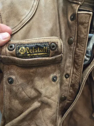 Chaqueta BELSTAFF SM 44 PANTHER Piel cuero xwz