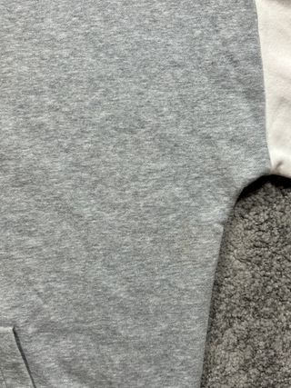 Nike Air hoodie gris media cremallera L