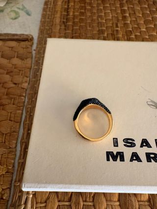 Anillo oro y negro