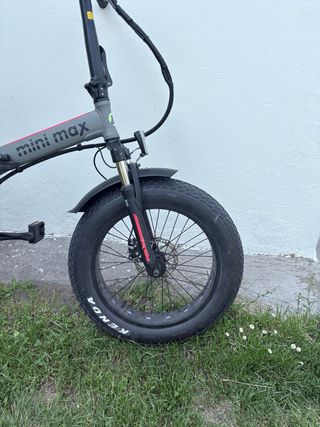 Bici Elettrica Argento Mini Max Fat