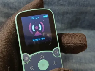 agptek Lettore mp3 Running 32GB blu