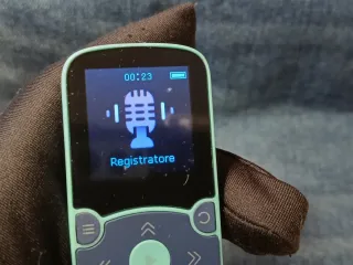agptek Lettore mp3 Running 32GB blu