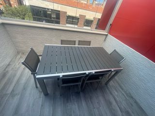 Mesa y 6 Sillas Terraza Exterior
