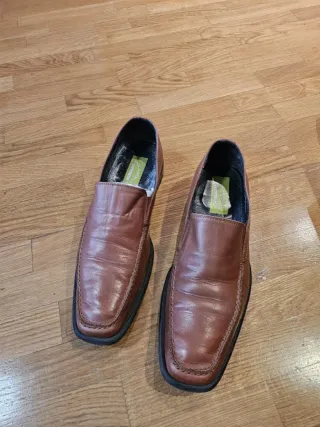 Zapatos de piel marrones para hombre Talla 42
