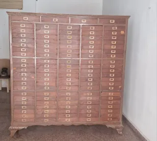 Mueble Archivador con 109 Cajones Madera