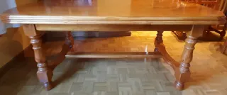 Mesa de madera extensible