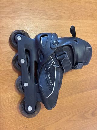 Patines en línea Oxelo negros con rodilleras