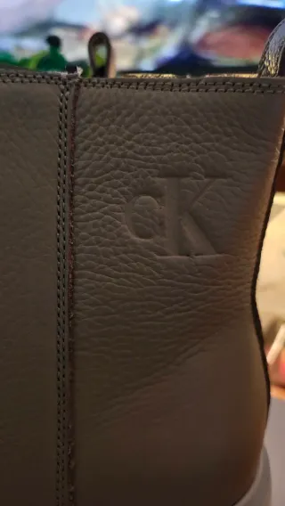 Stivaletti Calvin Klein Jeans Eva Mid Chelsea Beig