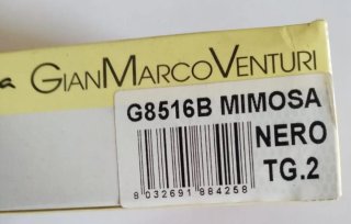 Slip Gian Marco Venturi Mimosa Nero Tg. 2