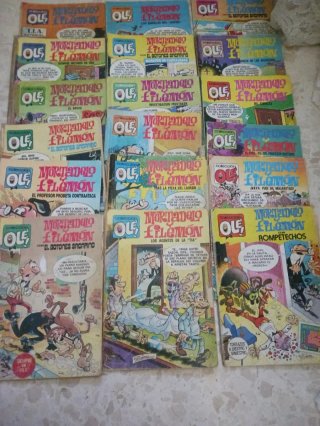 Mortadelo y Filemón. Olé Brug y Ed. B. 37 tebeos.
