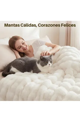 Manta Conejo SHANNA 160x200 Ultra Suave