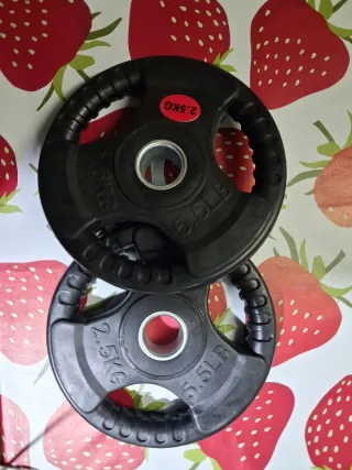 Discos de pesa 2.5 kg (par)
