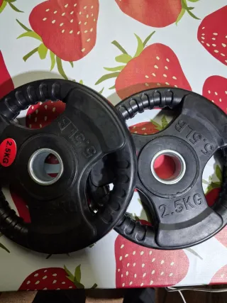 Discos de pesa 2.5 kg (par)